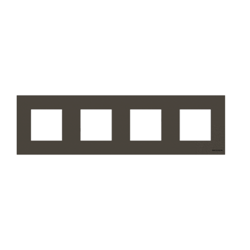 Frame 4-gang 4gang Anthracite - Zenit