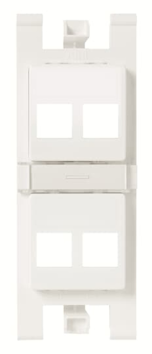 Workstation For data connection housing 4 gang White - Zenit
