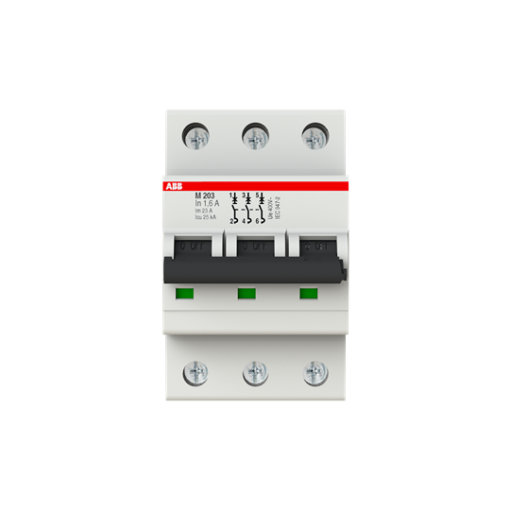 M203-1.6A Miniature Circuit Breaker - 3P - 1.6 A