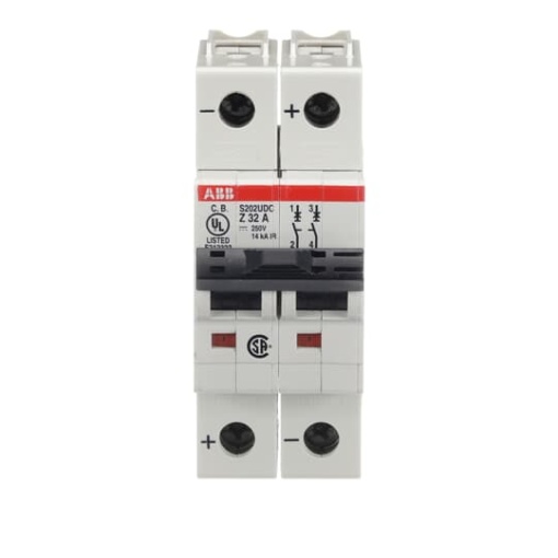 Miniature Circuit Breaker - S200UDC - 2P - 32 A - Z