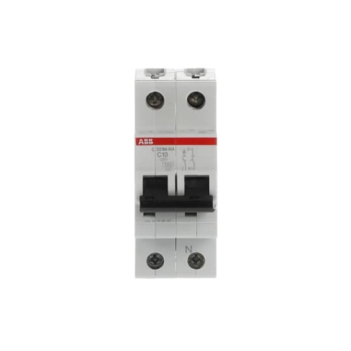 Miniature Circuit Breaker - S200M - 1PN - 10 A - C