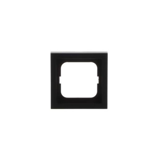 Cover frame 1-gang black matt - future linear - matt