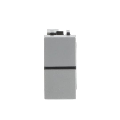 Insertcover Rockerbutton, Two-way switch with LED exchangeable Silver - Zenit