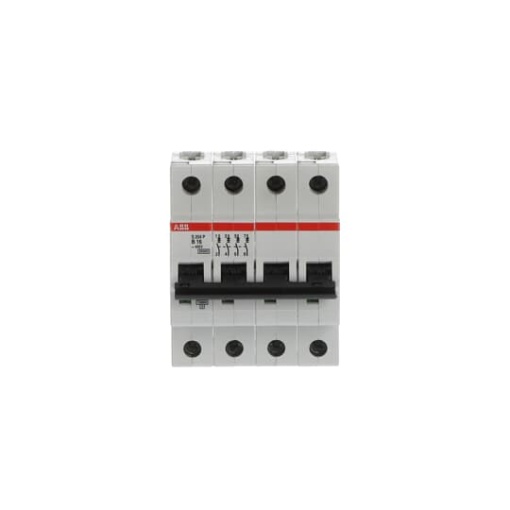 S204P-B16 Miniature Circuit Breaker - 4P - B - 16 A