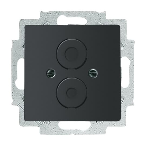 1748-885 CoverPlates partly incl. Insert carat black matt