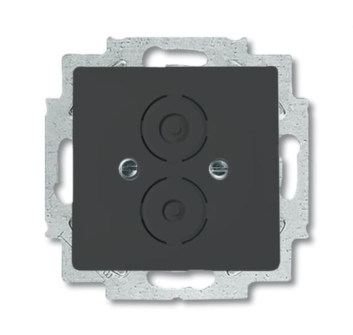 1750-885 CoverPlates partly incl. Insert carat black matt