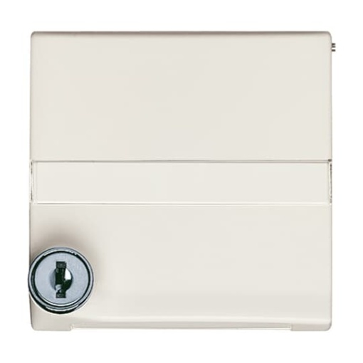 Intermediate Ring with labelling field with Hinged Lid Cylinder Lock with different locking Cover plates Busch-Duro 2000 SI and Reflex SI white - Allwetter 44 IP 44
