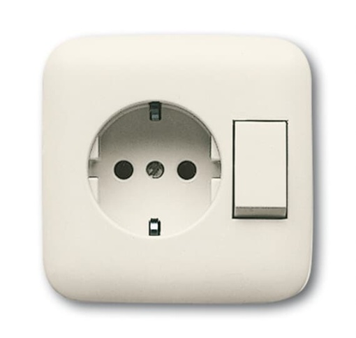 SCHUKO socket white  - Busch-Duro 2000 SI