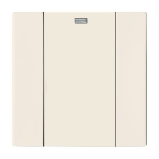 WaveLine Wall sensor 1-gang 1 channel Wireless ivory white - Platform 63