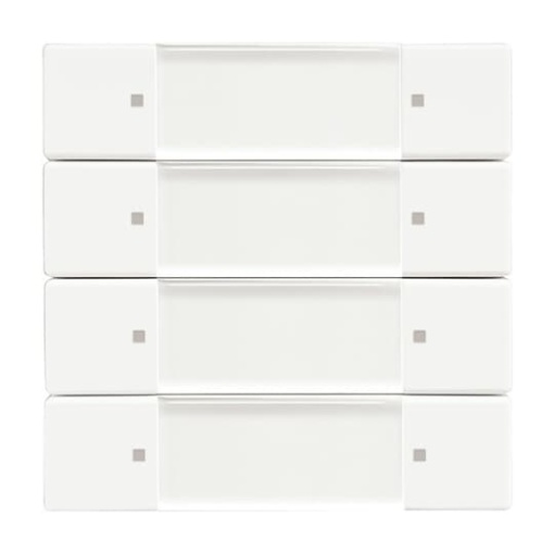 Control Element for Switchdimmer Zigbee 4gang Radio Control studio white matt - 63x63