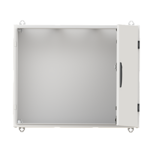 Wall-mounting cabinet, Rows 4, 650 mm x 800 mm x 225 mm, Isolated Class II, IP55