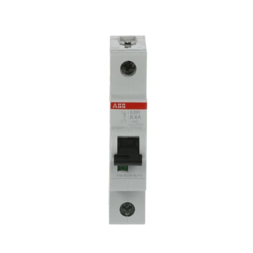 Miniature Circuit Breaker - S200 - 1P - 4 A - K - AC 6 kA
