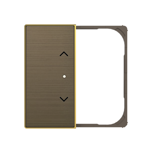 Cover Fh Symbol "arrows" for Venetian blind Two-part button Taupe - Sky Niessen