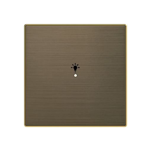 Cover Fh Symbol "light" for Switchpush button Single push button Gold - Sky Niessen
