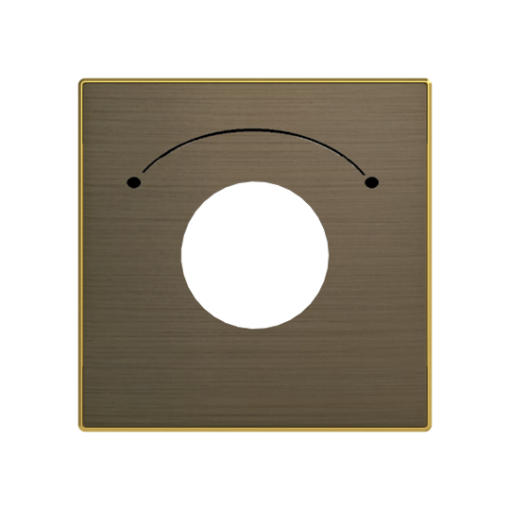 Cover switch Symbol "2-level switch" for Level switch, Key Gold - Sky Niessen