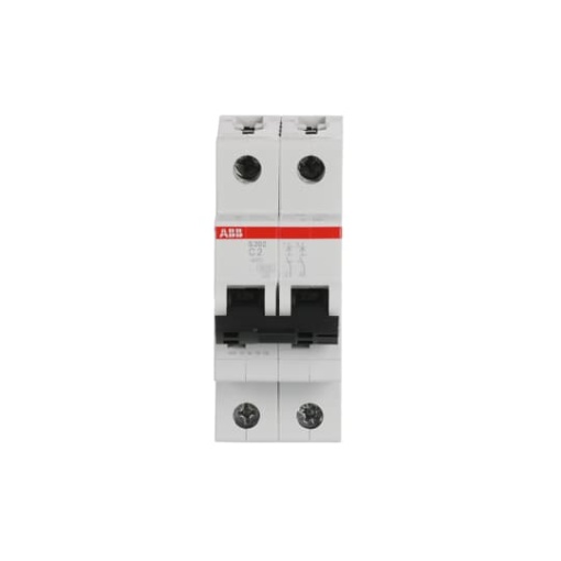Miniature Circuit Breaker - S200 - 2P - 2 A - C - AC 6 kA