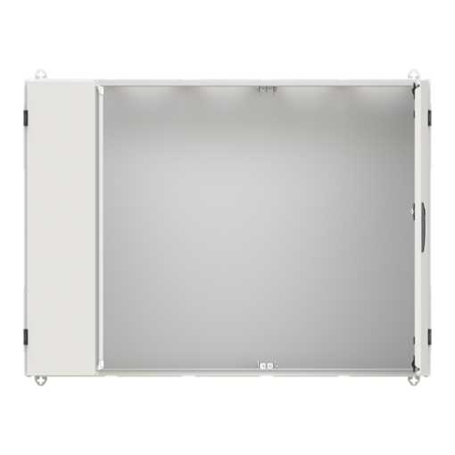 Wall-mounting cabinet, Rows 6, 950 mm x 1300 mm x 275 mm, Grounded Class I, IP55