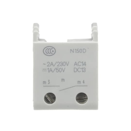 S2C-H10 Bottom-fitting auxiliary contact 1NO