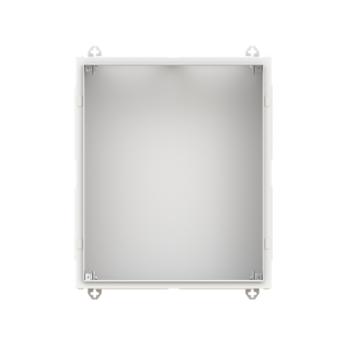 Wall-mounting cabinet, Rows 4, 650 mm x 550 mm x 225 mm, Isolated Class II, IP30