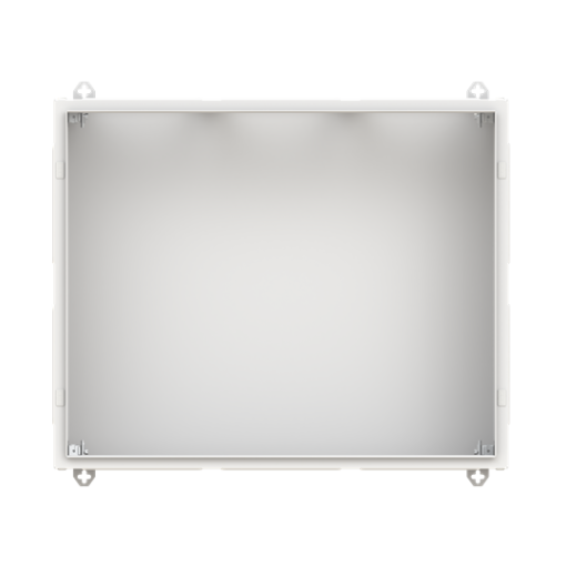 Wall-mounting cabinet, Rows 4, 650 mm x 800 mm x 225 mm, Isolated Class II, IP30