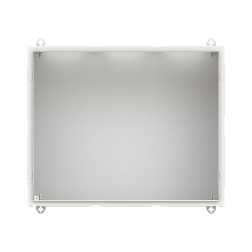 Wall-mounting cabinet, Rows 4, 650 mm x 800 mm x 350 mm, Grounded Class I, IP30