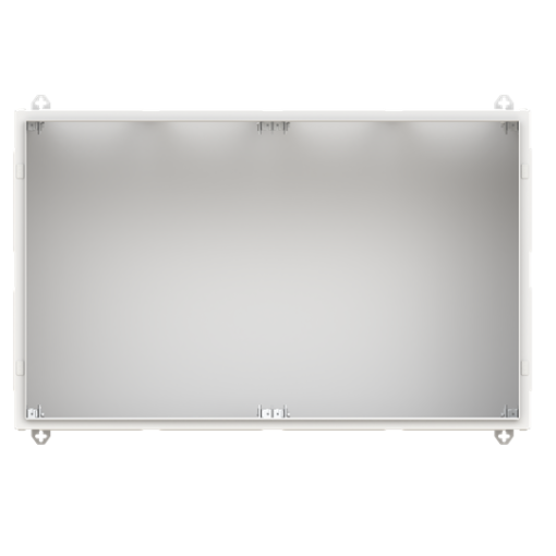 Wall-mounting cabinet, Rows 4, 650 mm x 1050 mm x 350 mm, Grounded Class I, IP30