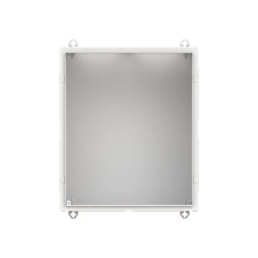 Wall-mounting cabinet, Rows 4, 650 mm x 550 mm x 350 mm, Isolated Class II, IP30