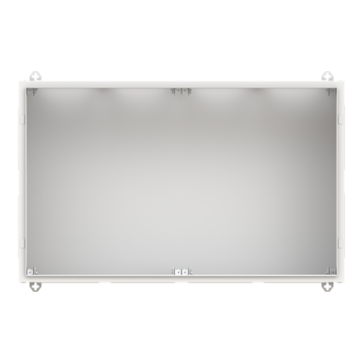 Wall-mounting cabinet, Rows 4, 650 mm x 1050 mm x 350 mm, Isolated Class II, IP30