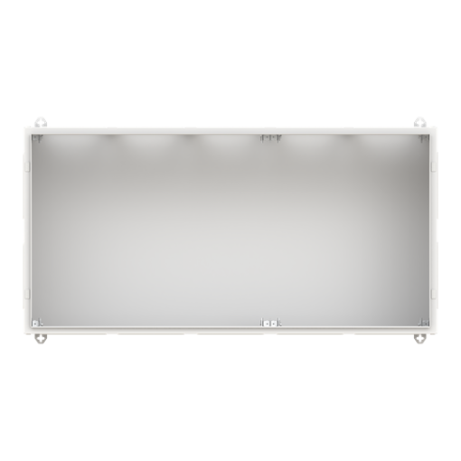 Wall-mounting cabinet, Rows 4, 650 mm x 1300 mm x 350 mm, Isolated Class II, IP30