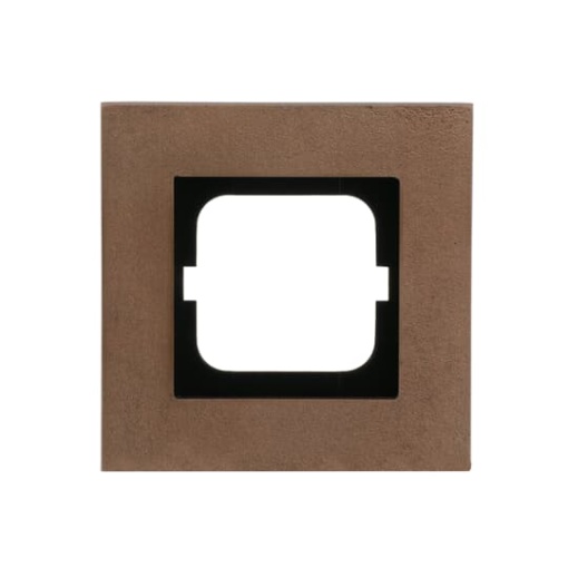 Cover frame 1-gang bronze - carat