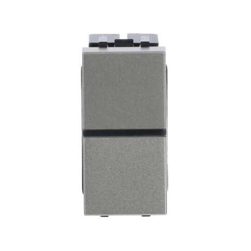 Switch 2-way Rockerbutton Two-way switch with LED exchangeable Champagne - Zenit