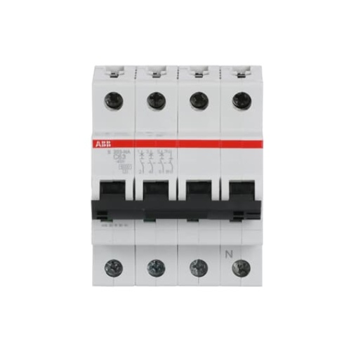 Miniature Circuit Breaker - S200 - 3PN - 63 A - C - AC 6 kA