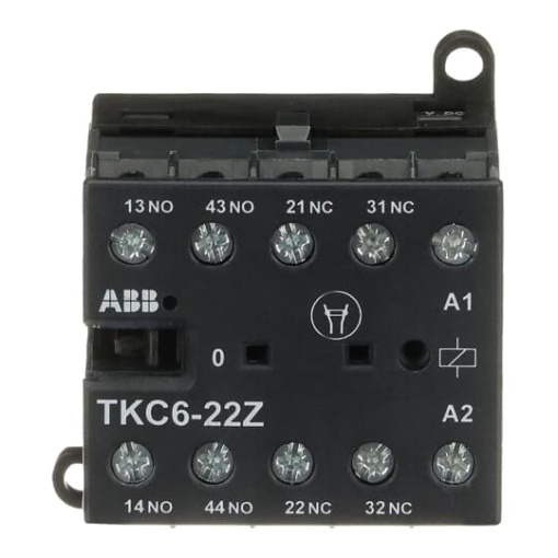 TKC6-22Z-68Mini Contactor Relay140 ... 260 V DC2NO2NCScrew Terminals