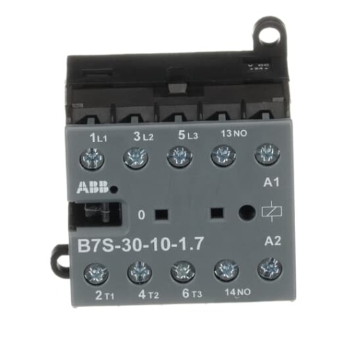 B7S-30-10-1.7-71 Mini Contactor 24 V DC - 3 NO - 0 NC - Screw Terminals