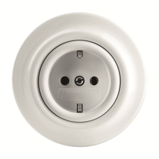 SCHUKO socket studio white  - Decento