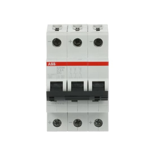 Miniature Circuit Breaker - S200MUC - 3P - 4 A - Z - AC 10 kA