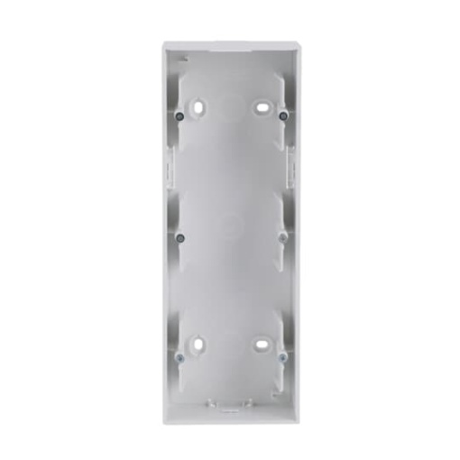 Mounting Box 3-gang studio white matt - future linear