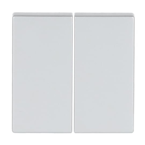 Rocker None for Smart switch Two-part rocker aluminium silver - Platform 63