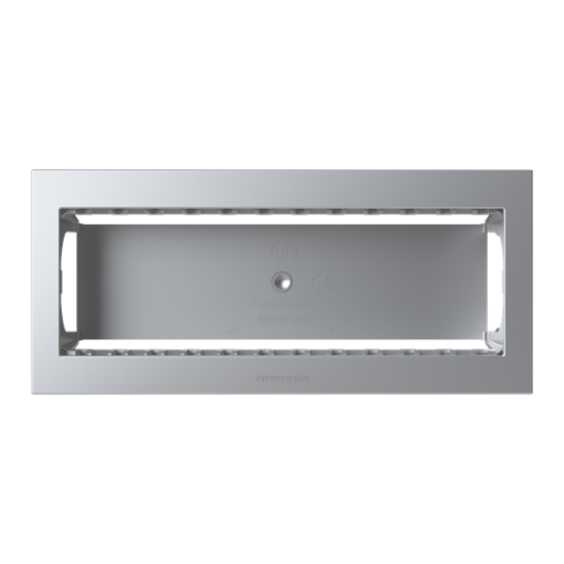 Box IP40 6-gang Silver - Zenit