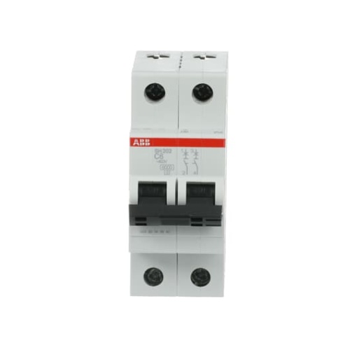 Miniature Circuit Breaker - SH200 - 2P - 6 A - C - AC 6 kA