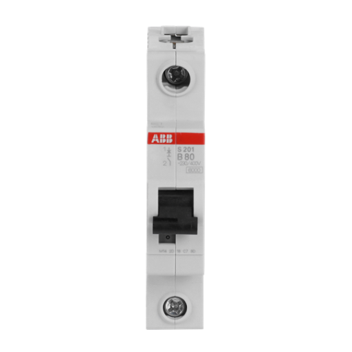 Miniature Circuit Breaker - S200 80-100A - 1P - 80 A - B - AC 6 kA