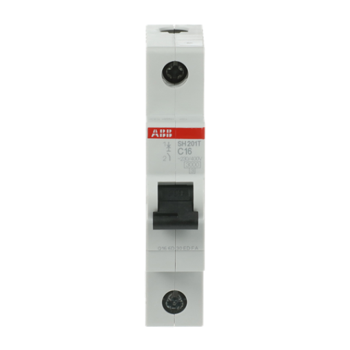Miniature Circuit Breaker - SH200T - 1P - 16 A - C - AC 3 kA