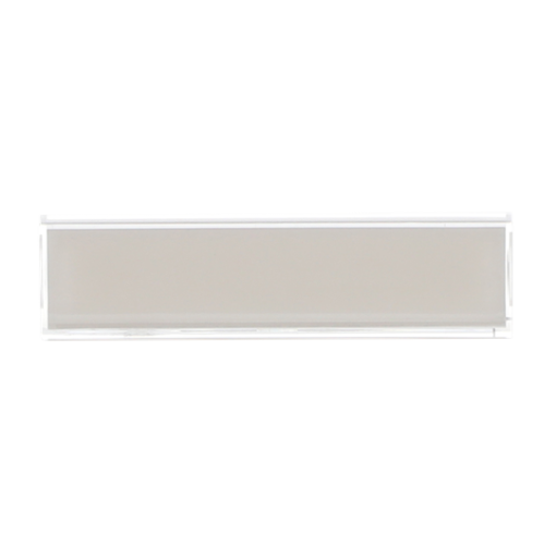 13 height cover for 36 pushbutton module, white