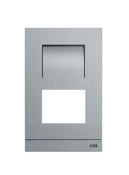 Audio outdoor station, without pushbuttons, size 12, stainless steel