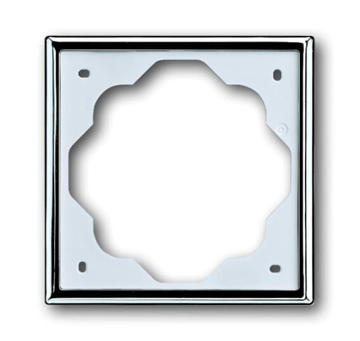 Cover frame 1-gang chrome - impuls