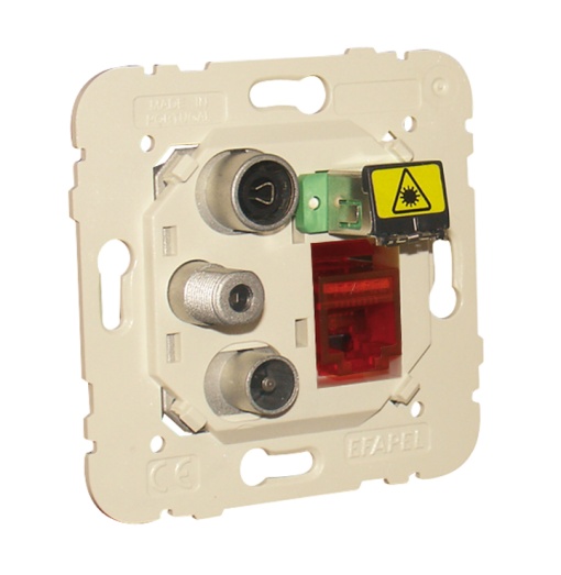 TOM MIST R-TV-SAT-RJ45 CAT6 UTP-FO SC APC EST