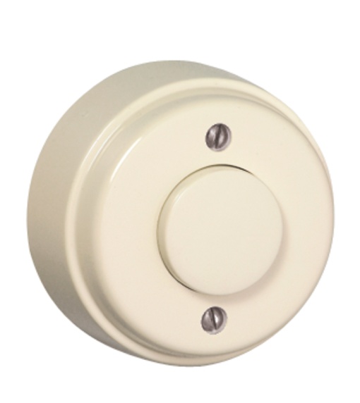 BOTÃO DE PRESSÃO LUMINOSO DE 250V MARFIM