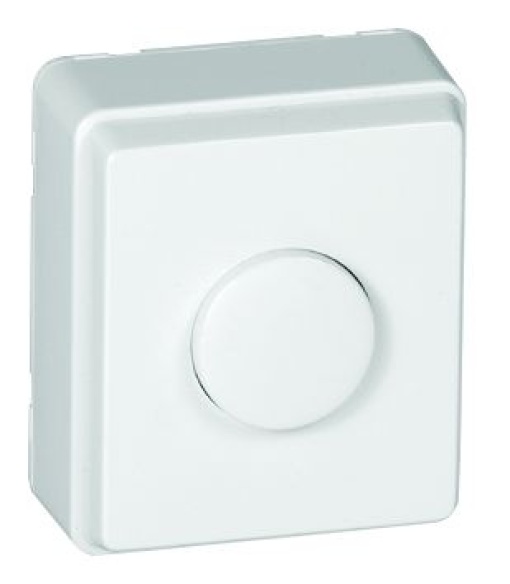 BOTÃO DE PRESSÃO LUMINOSO DE 250V BRANCO