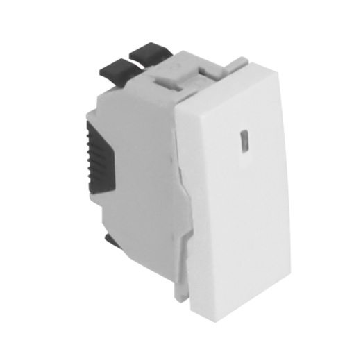 COMUTADOR DE ESCADA CSINALIZ - 1 MÓD BRANCO