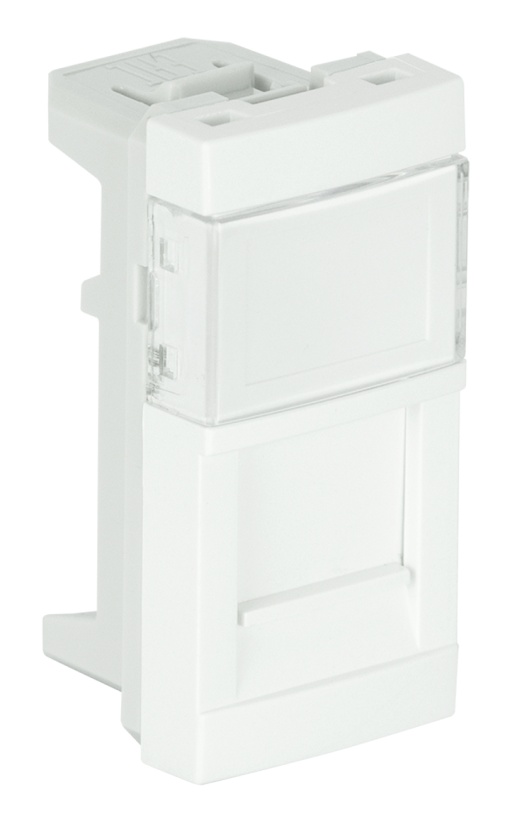 MÓDULO PCONETOR RJ45 - 1 MÓD BRANCO